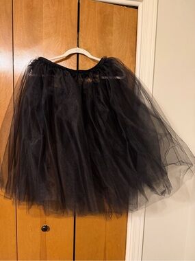 Weissman Black Full Tulle Ballet Skirt